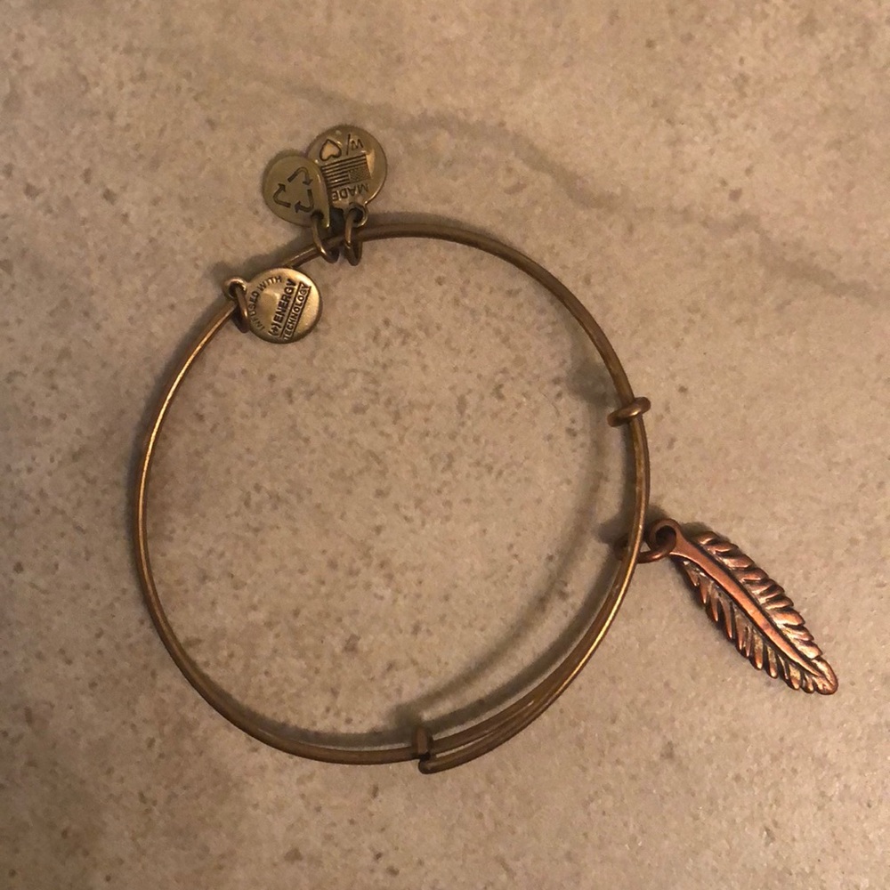 Alex and Ani feather bracelet